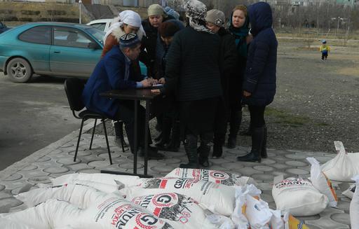 40 отбасыға азық түлік таратылды